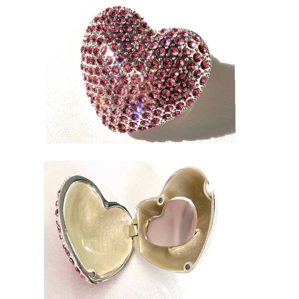Heart Box Studded Stones Personalized valentine